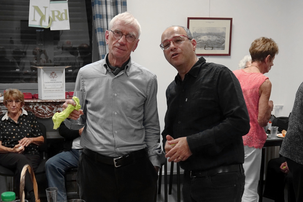 15 octobre 2019. Cocktail offert par Michel Talagrand à l'occasion de son prix Shaw de mathématiques — photo 52